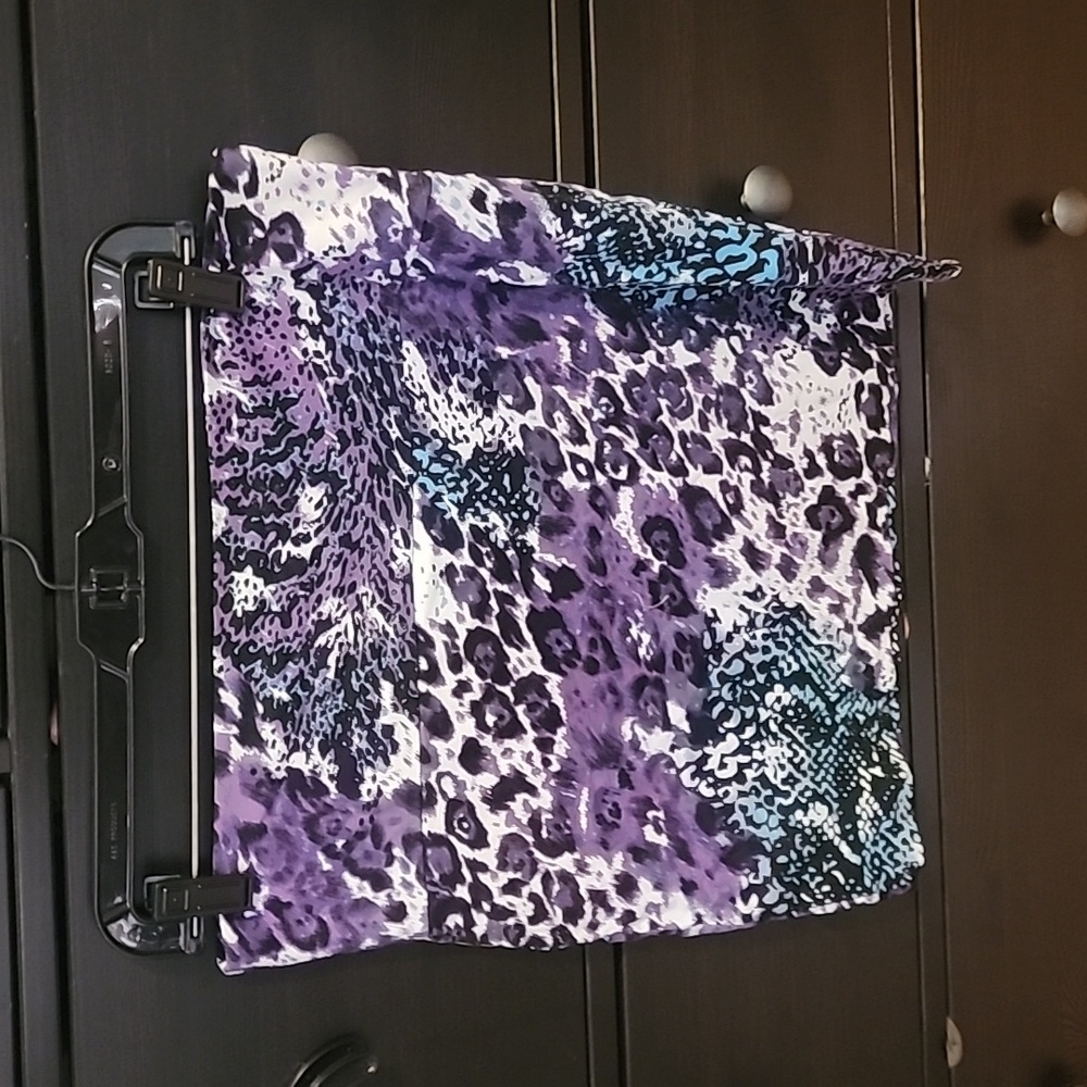 2b bebe Mixed Print Mini Skirt
